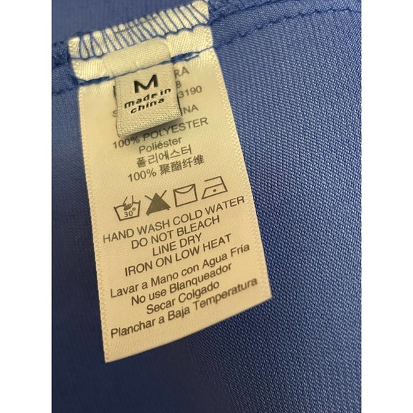 Pants Store Capri blue banded surplice top, Medium, NWT - Picture 11 of 11